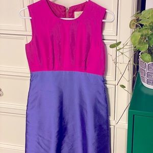 Kate spade ♠️ colorblock neon dress, size 4